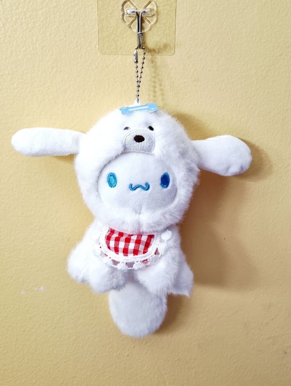 Sarino Cinnamoroll Bag Clip-On Keychain Soft Plush Stuffed Animal Plushies Toy